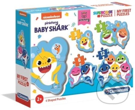 Moje první puzzle: Baby Shark 4v1, Clementoni, 2022