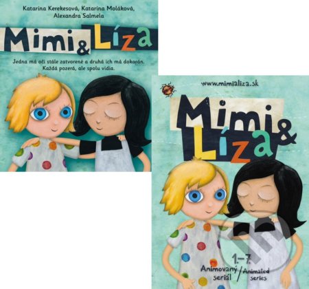 Mimi a Líza (kolekcia kniha + DVD) - Katarína Kerekesová, Katarína Moláková, Alexandra Salmela, 