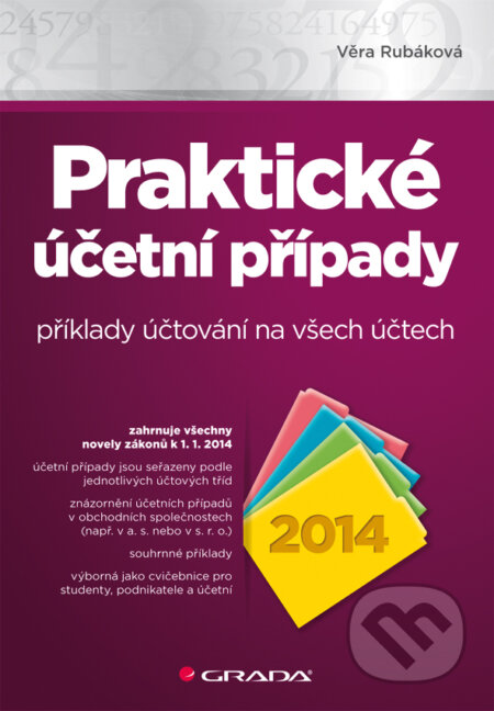 Praktické účetní případy 2014 - Věra Rubáková, Grada, 2014