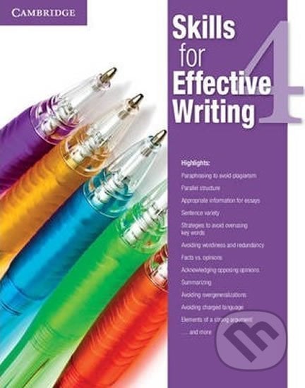 Skills for Effective Writing Level 4 Student´s Book, Cambridge University Press, 2013