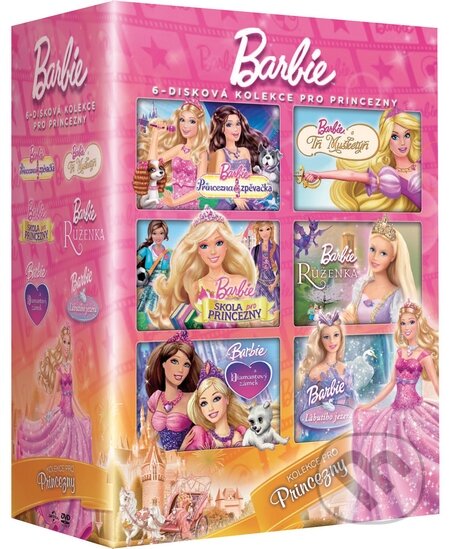 Barbie: Kolekce pro princezny 6DVD, Bonton Film, 2014