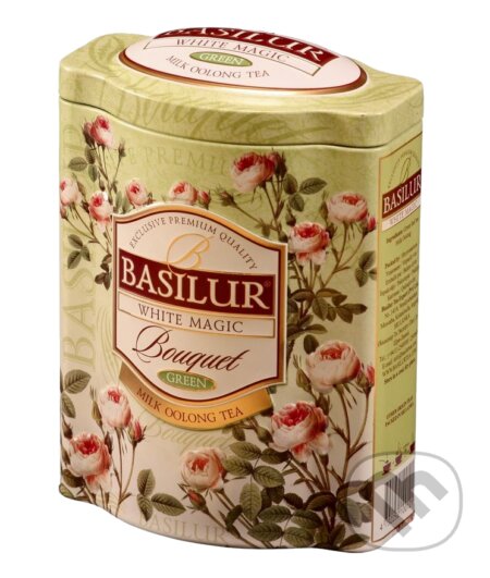 Green White magic (Pravý ceylónsky sypaný čaj v luxusnom plechovom obale)