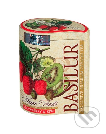 Black Strawberry & Kiwi (Pravý ceylónsky sypaný čaj v luxusnom plechovom obale)