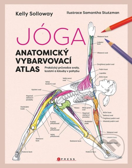 Jóga: anatomický vybarvovací atlas, CPRESS, 2022