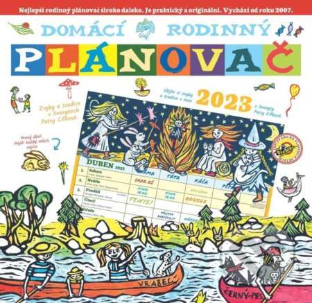 Domácí rodinný plánovač 2023 - Pavla Köpplová, Petra Cífková (Ilustrátor), Esence, 2022
