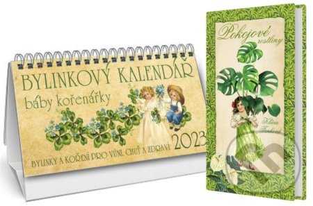 Kalendář 2023 Bylinkový + Pokojové rostliny - Klára Trnková, Studio Trnka, 2022