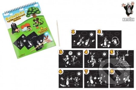 Vyškrabovací notes Krtek 8 listů