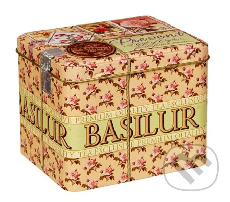 Present pink (Pravý ceylónsky sypaný čaj v luxusnom plechovom obale)