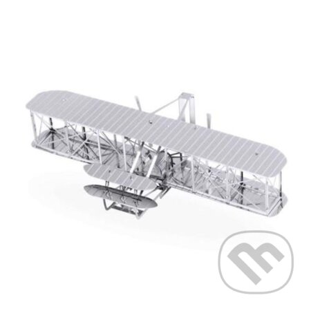 Metal Earth 3D kovový model Wright Airplane /Dvojplošník bratří Wrigtů, Piatnik, 2021