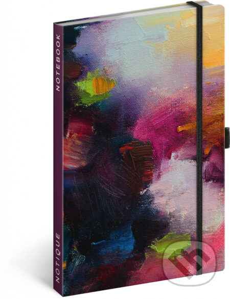 Notes Ružová maľba (linajkovaný)