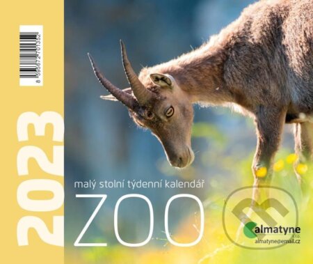 Kalendář 2023: Malá zoo, stolní, týdenní, Almatyne, 2022