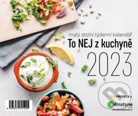 Kalendář 2023: To nej z kuchyně, stolní, týdenní, Almatyne, 2022