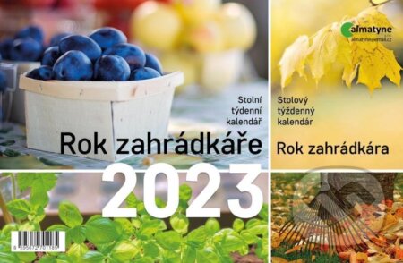 Kalendář 2023: Rok zahrádkáře, stolní, týdenní, Almatyne, 2022
