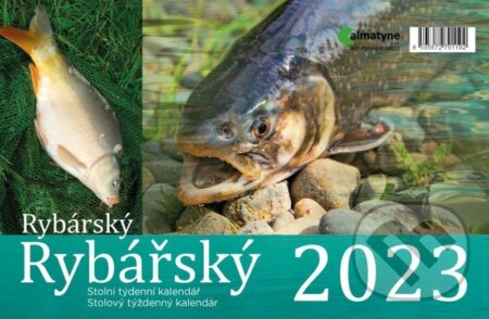 Kalendář 2023: Rybářský, stolní, týdenní, Almatyne, 2022
