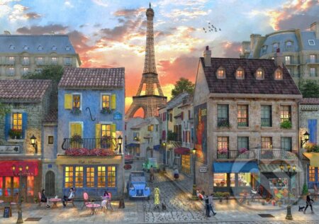 Puzzle: Davison: Streets of Paris (Bluebird)