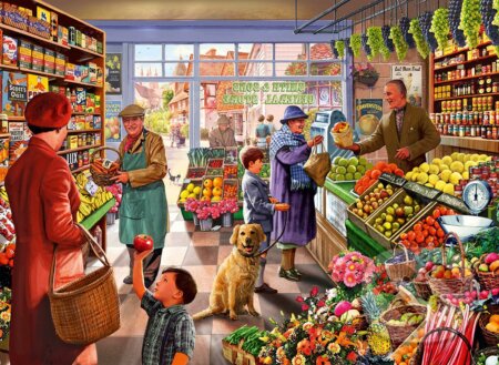 Puzzle: Village Greengrocer (Bluebird)