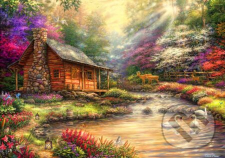 Brookside Retreat - puzzle z kategorie Umělecké
