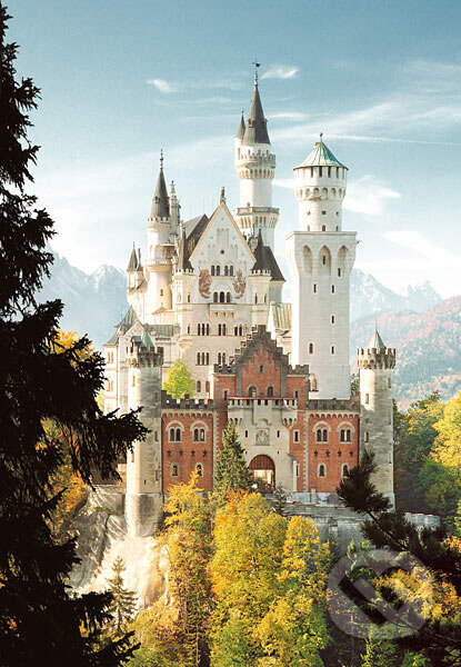 Puzzle: Zámok Neuschwanstein, Nemecko (Castorland)