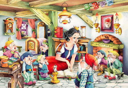 Puzzle: Snehulienka a sedem trpaslíkov (Castorland)