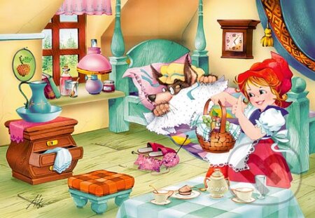 Puzzle: Červená čiapočka (Castorland). Castorland