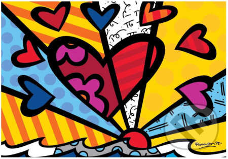 Romero Britto - New Day - puzzle z kategorie Umělecké