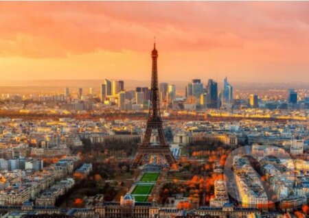 Eiffel Tower, Paris, France - puzzle z kategorie Umělecké