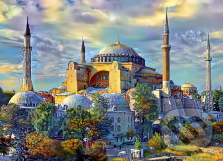 Hagia Sophia, Istanbul, Turkey, Bluebird, 2022