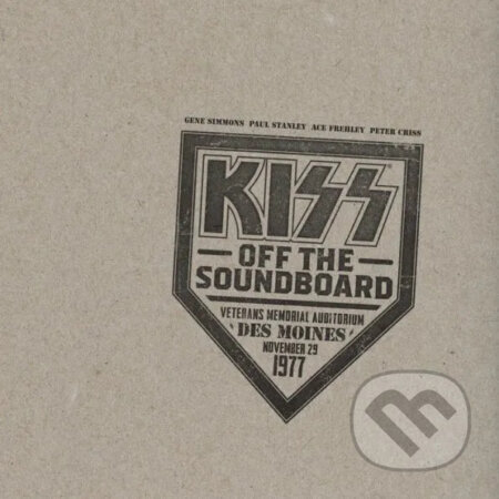 Kiss: Off the Soundboard: Live in Des Moines LP - Kiss, Hudobné albumy, 2022