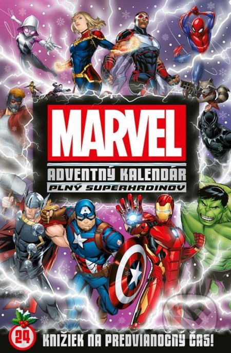 Marvel: Adventný kalendár plný superhrdinov (24 knižiek na predvianočný čas) - kniha z kategorie Beletrie pro děti