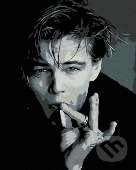Malování podle čísel: Leonardo di Caprio s cigaretou