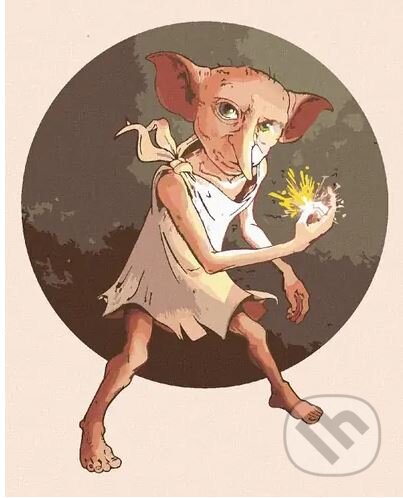 Malování podle čísel: Harry Potter - Dobby (40 x 50 cm)