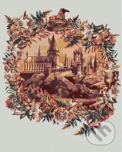 Malování podle čísel: Harry Potter - Bradavice (40 x 50 cm)