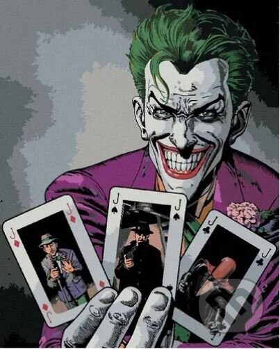 Malování podle čísel: Batman - Joker a karty, Zuty, 2022