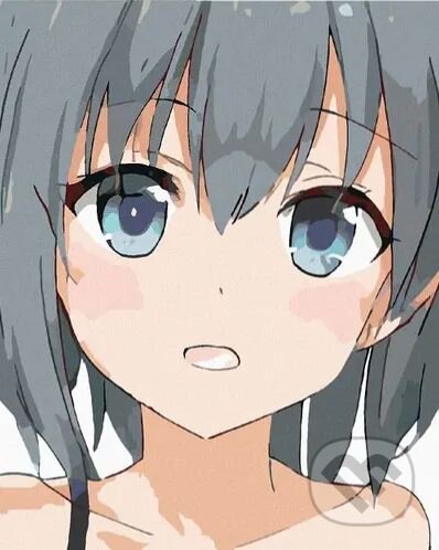 Malování podle čísel: Anime - Dívka portrét (40 x 50 cm)