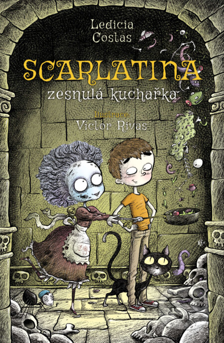 Scarlatina: Zesnulá kuchařka - Ledicia Costas, Victor Rivas (Ilustrátor), Drobek, 2022