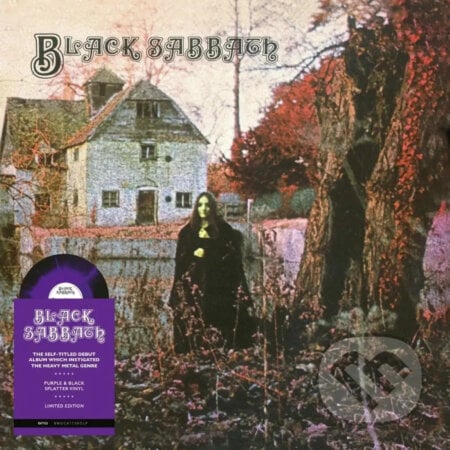 Black Sabbath: Black Sabbath (Purple & Black Splatter Colored) LP - Black Sabbath, Hudobné albumy, 2022