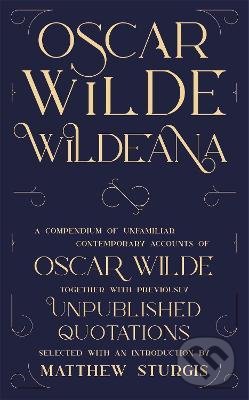 Wildeana - Oscar Wilde, Argo, 2022