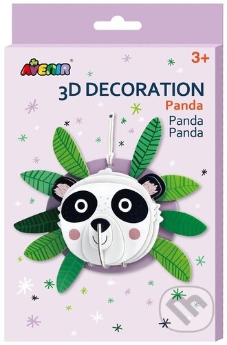 3D dekorace na zeď - Panda - puzzle z kategorie 3D puzzle