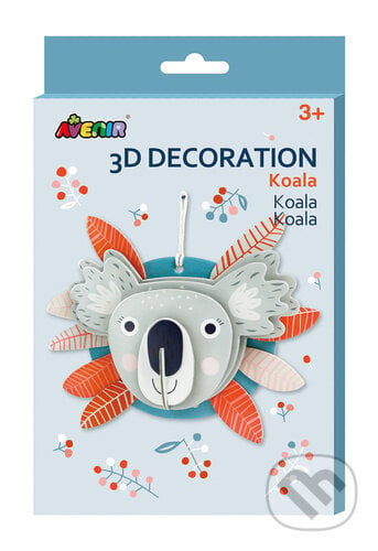 3D dekorace na zeď - Koala, Avenir, 2022