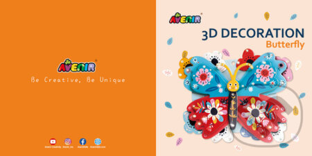 3D dekorace - velká Motýl - puzzle z kategorie 3D puzzle