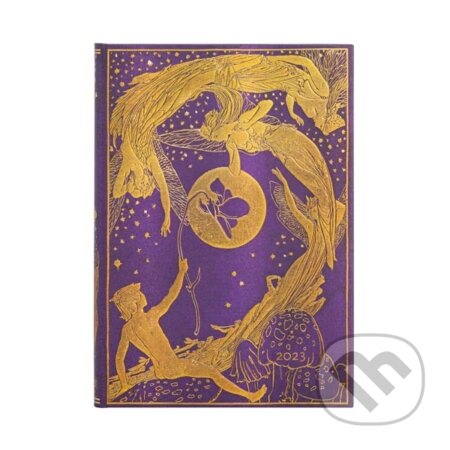 Paperblanks - týždenný diár Violet Fairy 2023 (Paperblanks)