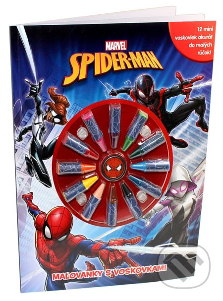 Spider-Man: Maľovanky s voskovkami - kniha z kategorie Omalovánky