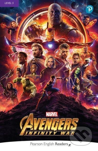 Pearson English Readers: Level 5 Marvel Avengers Infinity War Book + Code Pack - Mary Tomalin, Pearson, 2021