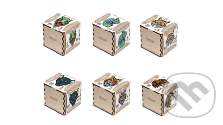 Drevené puzzle – Líška veľkosť S - puzzle z kategorie 3D puzzle