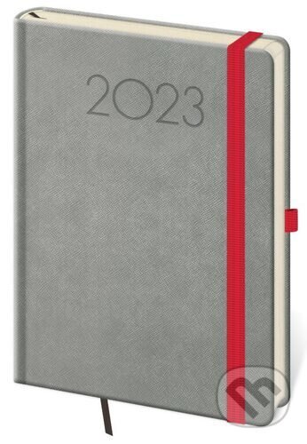 Diář 2023 týdenní A5 New Praga - tmavě šedá, Helma, 2022