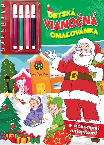 Detská vianočná omaľovánka, Foni book, 2022