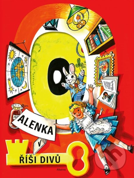 Alenka v říši divů - Lewis Carroll, Vojtěch Kubašta (Ilustrátor)