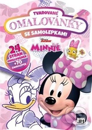 Tvarované omalovánky se samolepkami - Minnie, Jiří Models, 2022