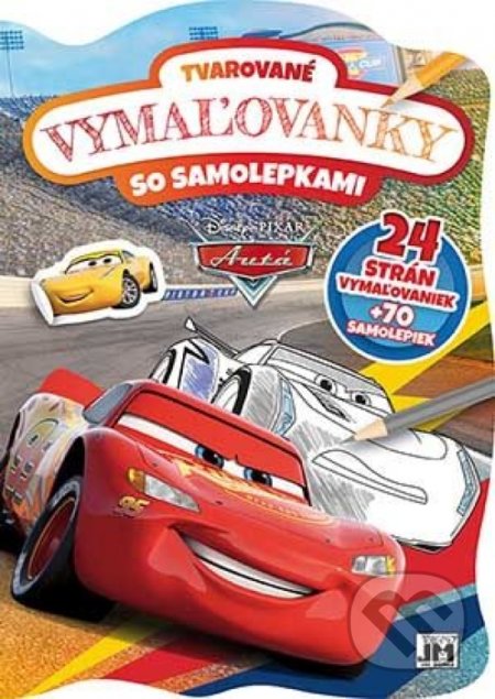 Tvarované vymaľovanky/ Cars 2, Jiri Models SK, 2022