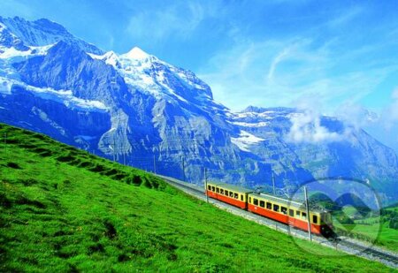 Train near Jungfrau Mountain, Educa, 2014